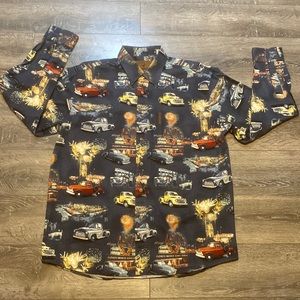 North River Outfitters button down shirt size large